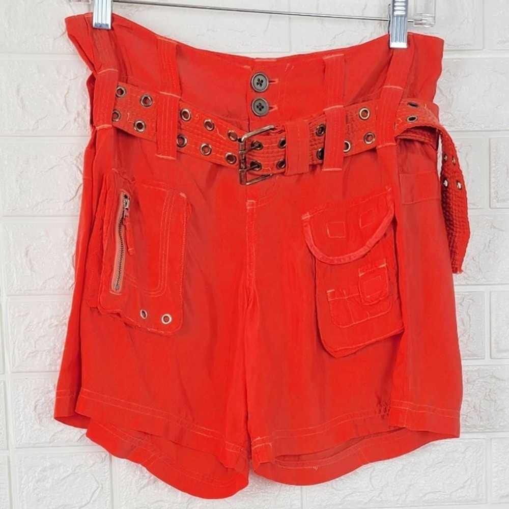 NWT Johnny Was Cargo Shorts in HOT color! 6